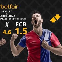 Sevilla FC vs. FC Barcelona: horario, dónde ver, pronósticos y clasificación