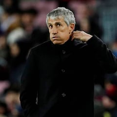 Setién: "Hoy todo ha ido bien salvo el resultado y no continuar"