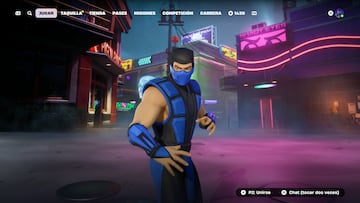Lo 迆nico que se ve desde la pesta?a jugar es al personaje en primer plano, pero no deja seleccionar modo y buscar partida.