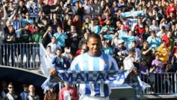 <b>LA 'BESTIA'. </b>Baptista es uno de los fichajes del Málaga e incluso ya ha marcado su primer gol.