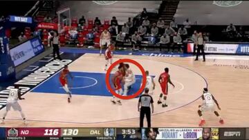 Doncic destroza a Zion Williamson en un solo movimiento: la jugada es tremenda