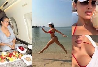 Georgina conquista las playas del Golfo Pérsico