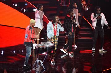 Pharrell Williams durante el Halftime Show.