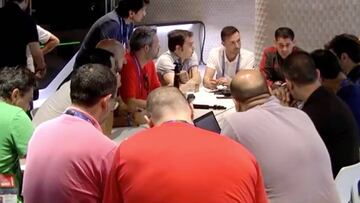 Hierro defiende a De Gea ante la prensa: "Lo veo tranquilo"