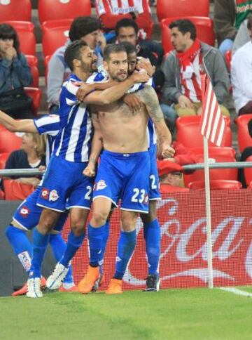 1-1. Lopo celebró el gol del empate.