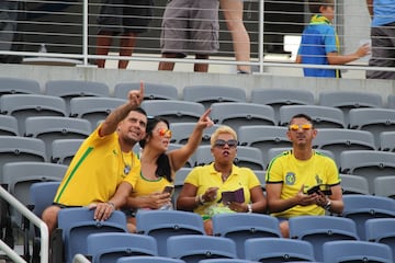 Aficionados en la Fan Zone.