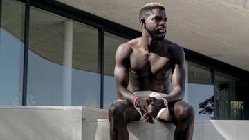 Umtiti, jugador del Barcelona.