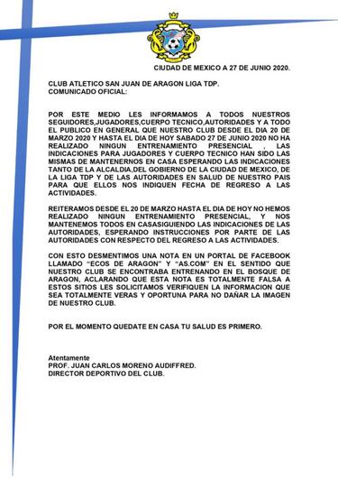 Equipo afiliado a FMF niega haber violado medidas sanitarias de CDMX