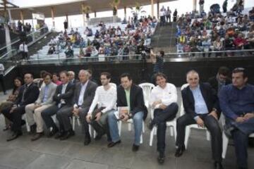 Encuentro con los Ases en el Centro Comercial de Las Terrazas.