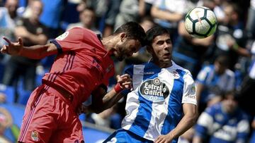 Juanfran con el Deportivo.