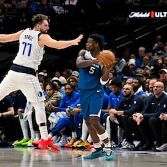 Los Mavericks muestran recursos ante los líderes Timberwolves