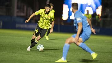 Papu, en el partido contra el Fuenlabrada.