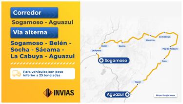 Cerraron la Transversal del Cusiana: vía alterna al Llano y rutas