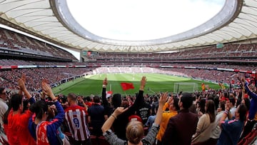 El Metropolitano batió el récord de asistencia mundial a un partido de clubes de fútbol femenino. Como se esperaba, la afición del Atlético no falló y respondió a la llamada de su sección femenina con 60.739 espectadores para convertirse en el partido con más espectadores de la historia, el 17 de marzo de 2019