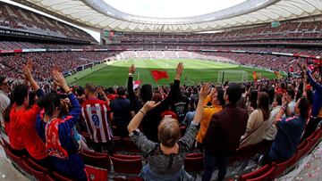 El Metropolitano batió el récord de asistencia mundial a un partido de clubes de fútbol femenino. Como se esperaba, la afición del Atlético no falló y respondió a la llamada de su sección femenina con 60.739 espectadores para convertirse en el partido con más espectadores de la historia, el 17 de marzo de 2019