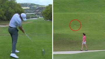 ?Boooooom! ?Salvajada de McIlroy?que casi termina dando a una se?ora que pasaba por all¨ª!