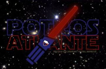 Los Potros del Atlante, al estilo Star Wars.