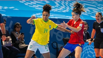 España - Brasil, en directo: última hora de la semifinal del Mundial de fútbol sala femenino, hoy en vivo