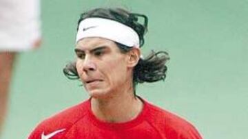 <b>AMBICIÓN DE GANADOR. </b>Rafael Nadal ya espera la revancha con Eslovaquia.
