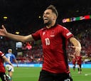 Bajrami anota ante Italia el gol más rápido de las Eurocopas