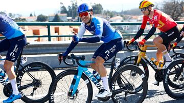 El ciclista español Pau Martí, durante la disputa de O Gran Camiño con el Israel - Premier Tech.