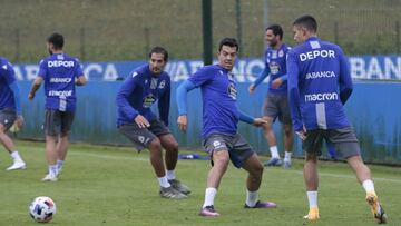 Miku y Borges ya se entrenan con el Deportivo