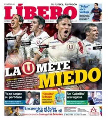 Portadas de la prensa deportiva