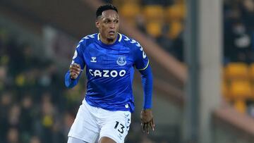 Yerry Mina, listo para volver y podría jugar ante Leicester