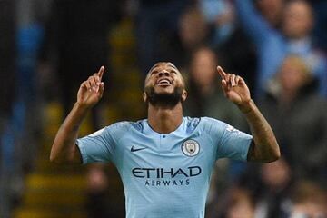 Manchester City's English midfielder Raheem Sterling is having an impressive season.