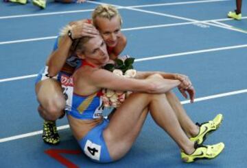 Rusia ganó el 4x400 femenino.