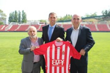 Presentación de la nueva equipación del Girona.