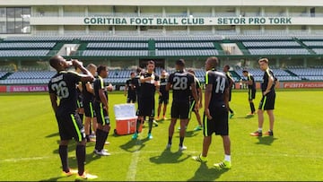 Atlético Nacional pule detalles en la casa de Coritiba