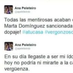 Peleteiro, a Marta Domínguez: "No podría mirarte a la cara"