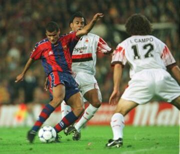 Copa del Rey 1997-1998. (29/04/98). Estadio de Mestalla. Barcelona-Mallorca. El Barça gano en la tanda de penaltis con el portero Hesp como gran protagonista. El encuentro acabó con empate, 1-1, con goles de Stankovic y Rivaldo. Doblete del conjunto culé, Liga y Copa, en el primer año de Louis Van Gaal. Rivaldo.