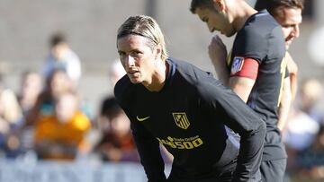 Torres, durante el partido.