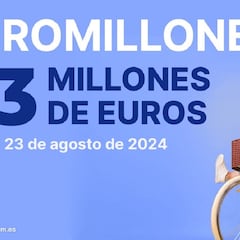 Euromillones: comprobar los resultados del sorteo de hoy, viernes 23 de agosto
