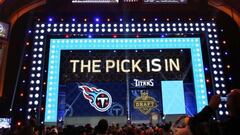 Los Titans serán el primer equipo en aparecer en el reloj del Draft 2016 en la NFL.