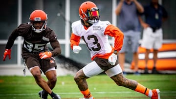 El wide receiver tiene pocos meses en Cleveland y en sus primeros entrenamientos a lado de Mayfield ya reconocer la capacidad del quarterback.