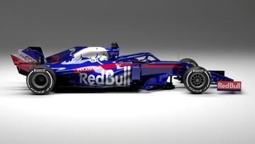 Así es el STR14 de Toro Rosso para la temporada 2019