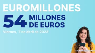 Euromillones: comprobar los resultados del sorteo de hoy, viernes 7 de abril
