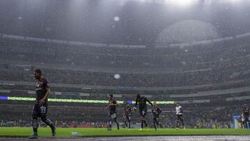 during the game America vs Atlante, a warm-up friendly prior to the quarterfinals of the Liga BBVA MX, Torneo Apertura 2022, at Azteca Stadium, on September 5, 2022.
<br><br>
durante el partido America vs Atlante, amistoso de preparacion previo a los cuartos de final de la Liga BBVA MX, Torneo Apertura 2022, en el Estadio Azteca, el 05 de Septiembre de 2022.