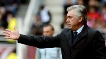 Carlo Ancelotti está molesto con la actitud de su equipo.