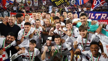 El Bologna venció al AC Milan y fue uno de los clubes que este 2025 campeonó inesperadamente.