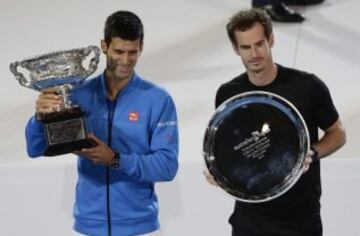 La premiación a los finalistas del Open Australia.