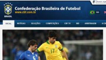 La captura de la CBF anunciando la convocatoria de Diego Costa.