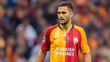 Florin Andone durante su etapa cpn el Galatasaray.