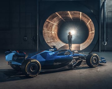 El coche de los pilotos Alex Albon y Nicholas Latifi para 2022.