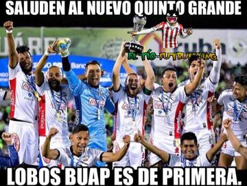 Los memes celebran el ascenso de Lobos BUAP