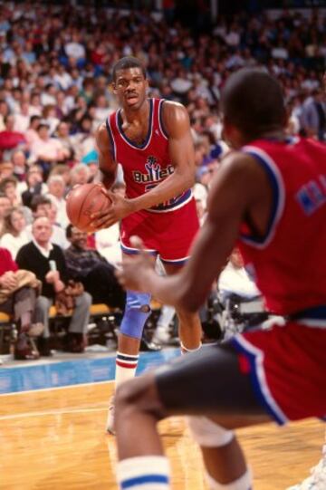 Bernard King de los Washington Bullets en 1989