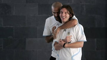 Verón y Messi